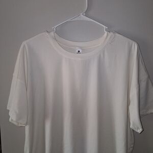 90 Degree By Reflex Cream And Black Short Sleeve Tops Never Worn